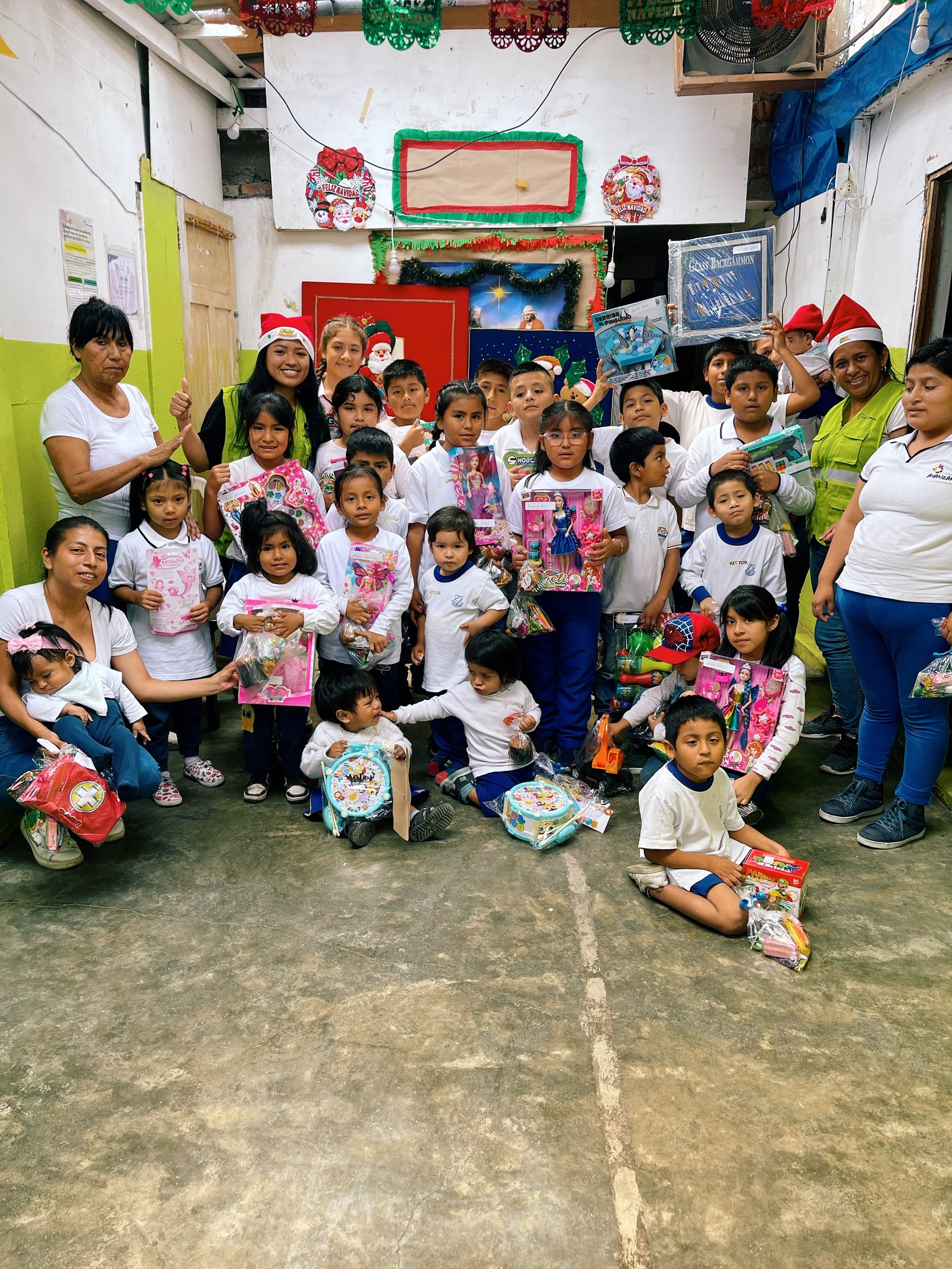 entrega de regalos navidad